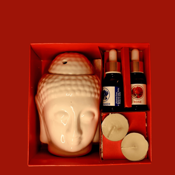 Ceramic tealight diffuser Hamper Combo