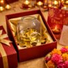 Sukoon by Crazy Sutra Brass Akhand Diya for Puja & Temple | Traditional Oil Lamp for Diwali, Navratri & Daily Worship | Pure Brass Jyot Diya for Home Mandir & Gifting Large