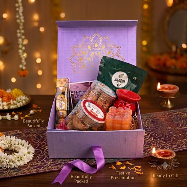 Festive Delight – Premium Diwali Gift Hamper | Gourmet Treats, Chocolates & Festive Gifts