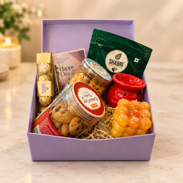 Festive Delight – Premium Diwali Gift Hamper | Gourmet Treats, Chocolates & Festive Gifts